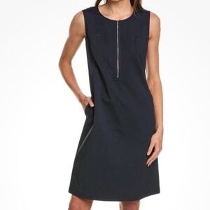 Lafayette 148 $498 New York Audren Black Shift Dress 1X NWT
